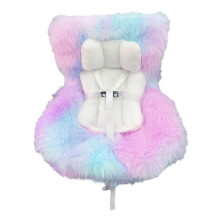 Doll Car Seat for 17cm Dolls with Vent Clip and Desktop Stand, Cute and Functional Car Ornament for 17cm Dolls,Doll Accessories