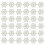 Christmas Snowflake Ornament Silver Plastic 36 pcs 1