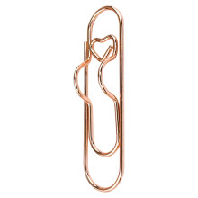 Under $10 Heart Pen Clip Gold, Rose Gold Metal Paper Holder for Notebook, Heart Pen Clip Metal Paper Holder for Notebook Planner Organizer Reusable
