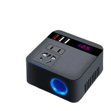 Car Inverter Car Power Inverter Converter 150W Peak DC12V/24V To AC LED Display Sockets Inverter Adaptor Fast Charging,Protect Your Appliances