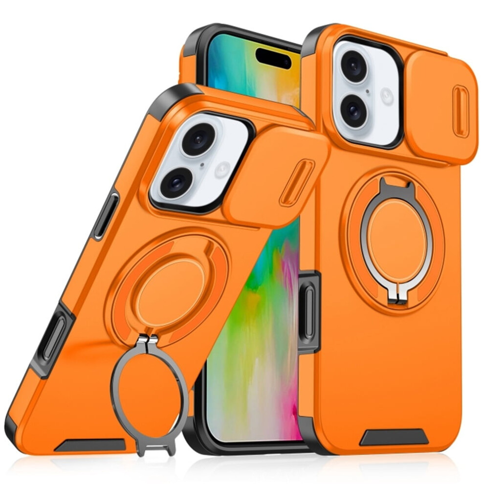 Iphone 16 6.1-Inch Heavy Duty Shockproof Case With Slide 975221415578