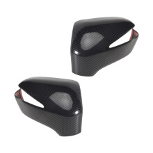 Car Rearview Mirror Cover Trim Bezel Exterior Styling ABS Carbon Fiber for 8Th Sedan 2006-2011
