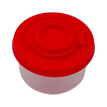 Mini Red Pepper Shakers Set – Clear Plastic, Airtight, Portable for Camping, Picnic, Travel & Kitchen – Compatible with Small Seasoning Bottles