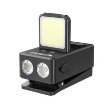 Hat cilp Magnet LED Headlamp Clip Light USB Rechargeable Head Flashlight Headlight Built-in Battery for L4N7 Head Led
