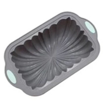 BröDbröD i Silikon Design Klassisk RäFflade Rostat BröDform MetallföRstäRkt Ram SäKer Bakform,A