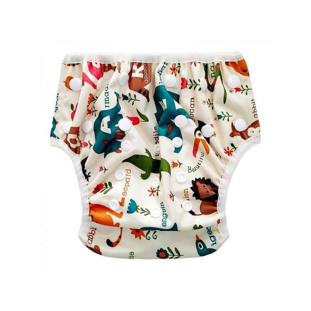 Reusable absorbent swim diaper for babies and toddlers