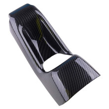 Box Bracciolo Sedile Posteriore nel Fibra di Carbonio Stile Anti-Kick Trim Adatto per HR-V HRV Vezel 2016 2017 2018 2019