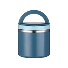 Soup Vacuum for Hot Food, 1000 Ml Food Flask Stainless Steel Vacuum Insulated Food Jars with Handle Hot Container Vacuum
