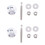 Long Push Button Quick Release Hood Pins Bonnet Lock Clip  Bumper Kit 1