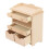 Compact and Portable Mini Wooden Nightstands1: 12Scale Bedside Table Model Solid Wood Smooth Surface Realistic Design Exquisite Craftsmanship 2