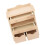 Compact and Portable Mini Wooden Nightstands1: 12Scale Bedside Table Model Solid Wood Smooth Surface Realistic Design Exquisite Craftsmanship 6