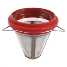 Stainless Steel Strainer, Pour Over Coffee Filter For The Ultimate Coffee Connoisseur, Portable Reusable Fine Mesh Ensuring Smooth Taste, Double