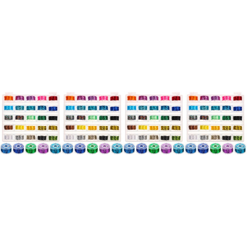 100Rolls Multi-Function DIY Embroidery Thread Set for Sewing 2