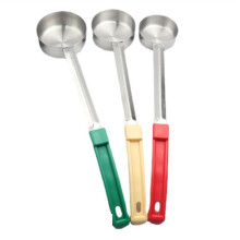 Edelstahl-Portionskontrolle, Solider ServierlöFfel, 3-Teiliges Kombi-Set 2 Unzen, 3 Unzen, 4 Unzen