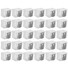 30Pcs Dust Bag Replacement Accessories for T8, G10S, Q7 MAX, Q7 Max+, S7 MAXV Ultra Robotic Vacuum Cleaner