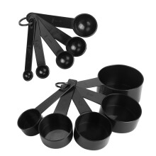 Cucharas medidoras de precisión para ingredientes secos o líquidos, juego completo de tazas medidoras con marcas de medición fáciles de leer,