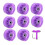 8 Pack 32 x 58mm 82A Roller Skate Wheels with Bearing,with Multi-Function Skateboard Roller Skating Accessories 1