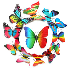 Papillons aux couleurs vives, stickers muraux papillons 3D pour la décoration de la salle de classe, du salon ou de la salle de jeux