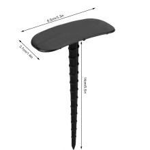 Reusable Outdoor Tent Pegs For Holding Down Landscape Edges, Durable Weed Fabric Supports With A Tapered Design For Easy Ground Penetration, Perfect