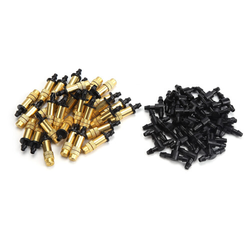 Συνδέσεις άρδευσης με σταγόνες, κιτ άρδευσης κήπου με αγκαθωτό ταφ 1_4 ιντσών για