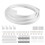Flexible Bendable Ceiling Curtain Track, Ceiling Mount for Curtain Rail, Room Divider Ceiling Track for Curtains 9.8FT 1