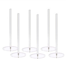 Donut Stand 6 Pack,Acrylic Bagel Stand,Donut Display Stand for Dessert Table,Bagel Display Tower for Birthday, Wedding