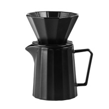 Pour over Coffee Maker Set Vintage Ceramic Pour over Coffee Dripper Set Coffee Filters,for Home Cafe Restaurant Camping