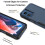 Μπλε ανθεκτική θήκη διπλής στρώσης για Motorola Moto G Play4G2024 – Προστασία στρατιωτικού 4