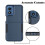 Μπλε ανθεκτική θήκη διπλής στρώσης για Motorola Moto G Play4G2024 – Προστασία στρατιωτικού 5
