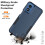 Μπλε ανθεκτική θήκη διπλής στρώσης για Motorola Moto G Play4G2024 – Προστασία στρατιωτικού 6