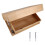 Solid Wood Floating Shelf with Hidden Compartment, Wall-Mounted Storage Rack, Home Decor B 2