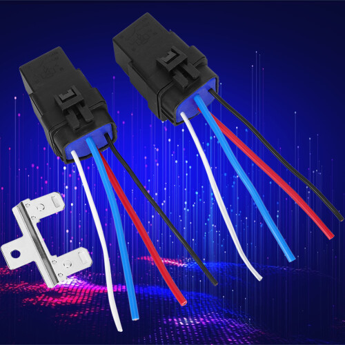 12V DC 40A Waterproof Car Relay with 4Pin Auto Socket Durable Mechanical Switch 2