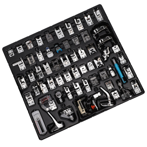 Multifunctional Sewing Machine Presser Feet Set for Hem & Placket Lines