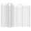 100 Pcs Wax Melt Molds Clear Empty Plastic Wax Melt Clamshells Container Molds PET Single  1 Oz Candle Molds 1