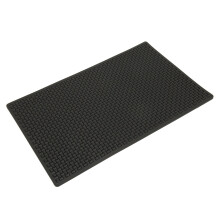 Tapis de barbier en silicone antidérapant, étanche, flexible, organisateur de coupe de cheveux