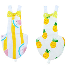 2Pcs Bird Diaper Reusable Washable Nappies Clothes Flight Suit Dress for Parakeet Cockatiel African Macaw