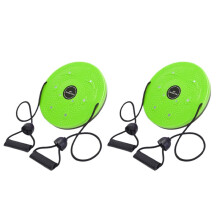 Disque de Torsion Magnétique Twister pour la Taille, Planche D'Équilibre pour la Perte de Poids, Plaque de Massage Magnétique, Gym, Vert