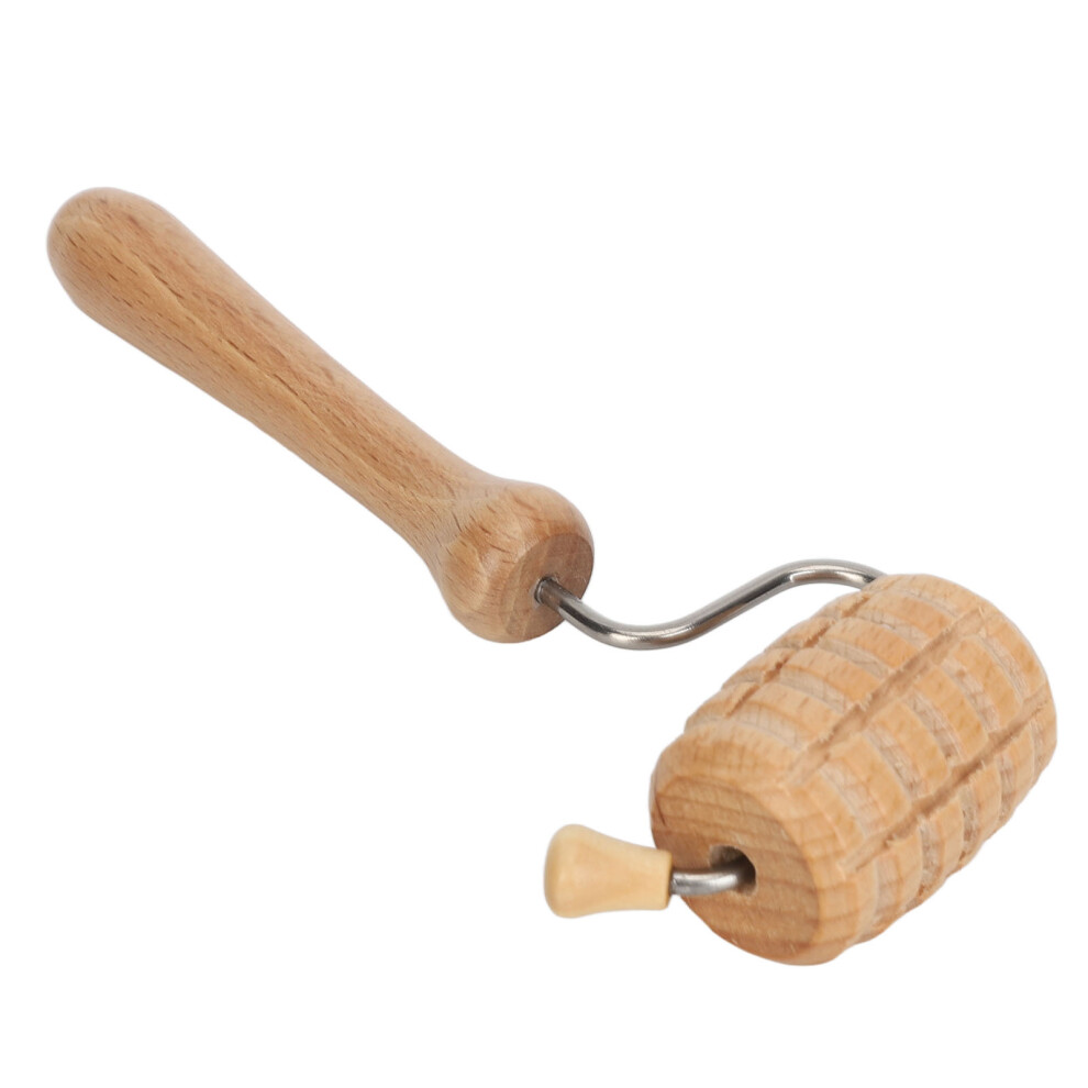 Wooden Face Massager Hand Roller for Muscle Tension & Skin Care