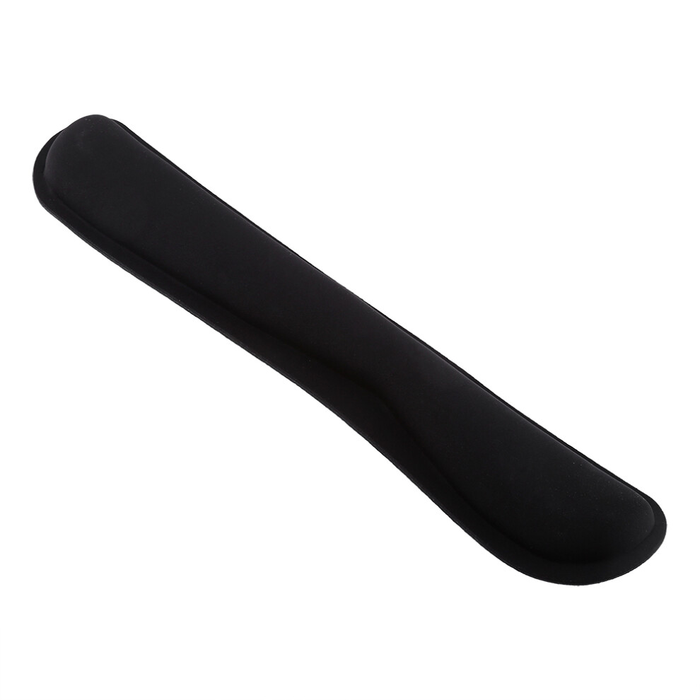 Ergonomic Keyboard Wrist Rest Pad 46Cm Memory Foam Pain Relief Black 8341393043307