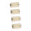 4pcs White AA to D Battery Adapter Converter Cases | Compact & Durable 13