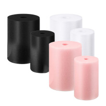 6 Pcs Cup Turner Foam Tumbler Inserts for 3/4 Inch PVC Pipe Tumbler 10 Oz To 40 Oz Tumblers Crafting (Black/White/)