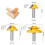 Lock Miter Router Bit Set 45 Degree Tungsten Carbide 3 pcs 2