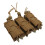 Outdoor Triple Molle Mag Pouch 9mm OpenShort Brown 1