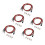 5Pcs RC Car LED Light Kit 5mm Red Beads 7.4V 1