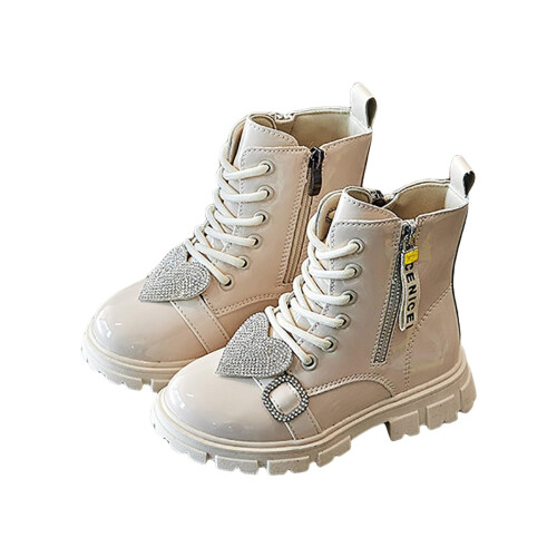 Children's Boots, Single Boots, British, Side Zipper Short Boots 2