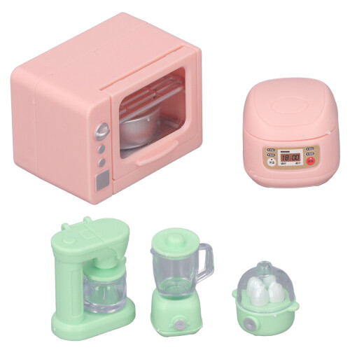 Educational Play Kitchen Accessories Set Realistic Lights And Sounds Interactive Features Child Friendly Design Durable Miniature Kitchen Set 1