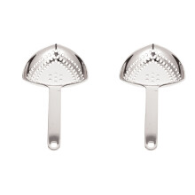 2Pièces Bar Argent Acier Filtrage Glace Fruits