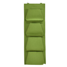 Hängande filtkrukor för inomhusbruk och utomhusbruk, vertikal trädgårdskruka med design med flera fickor, platsbesparande trädgårdslösningar