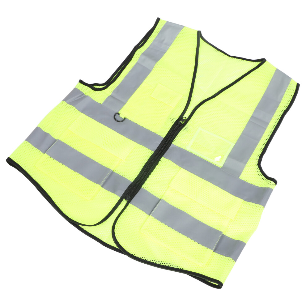 High Visibility Reflective Safety Vest With Multi Pockets & Breathable Mesh 4101389508586