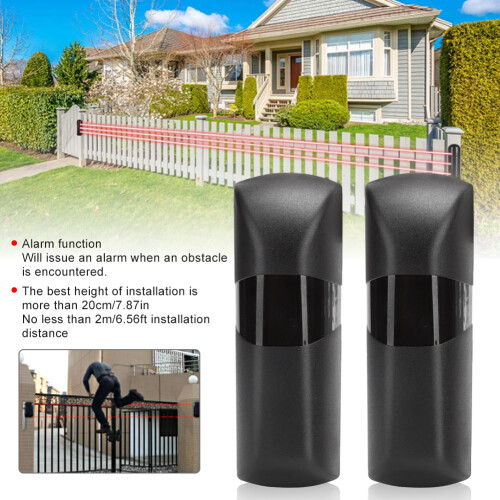 Digital Filter Circuit Infrared Beam Sensor For Home Security, Waterproof IP55Rated With Adjustable Frequency And Obstacle Detection Alarm Function 2